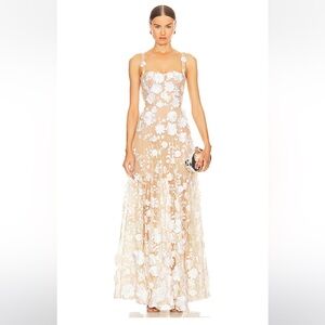 Bronx and Banco Jasmine Gown in Cream
